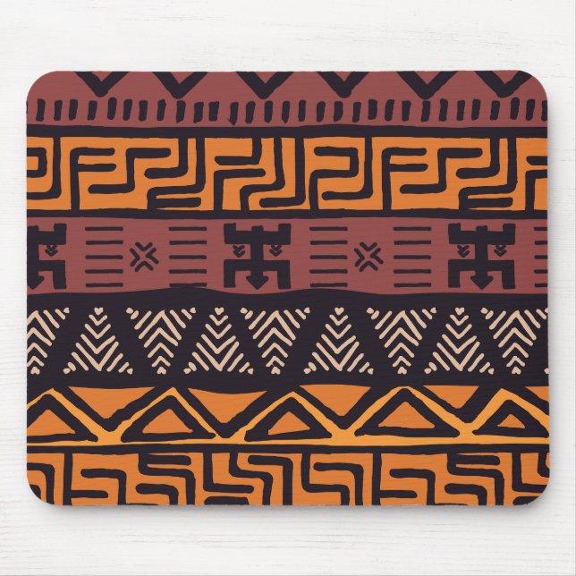 Tapis De Souris Vibes Africaines Ethniques En Style Bohème (Devant)