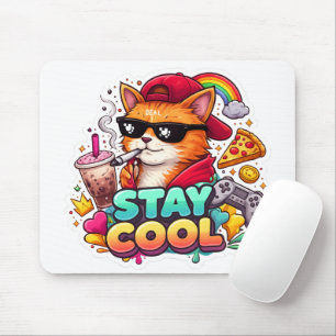 Tapis De Souris Vibes Cool – Mode Streetwear Chat Relax