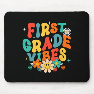 Tapis De Souris Vibes de 1re année Ck pour la rentrée scolaire Rét