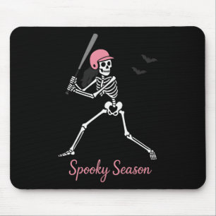Tapis De Souris Vibes de déguisement d'Halloween de squelettes Sof