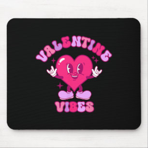 Tapis De Souris Vibes de la Saint-Valentin T-shirt groovy pour Gi