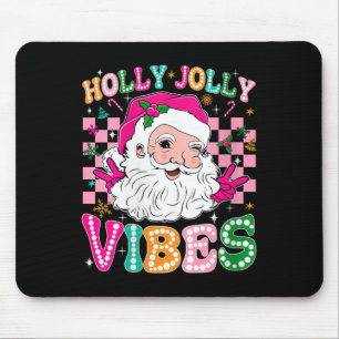 Tapis De Souris Vibes de Noël Super Père Noël Vibes Xma
