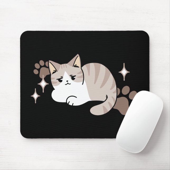 Tapis De Souris Vibes décontractées et lumineuses pour le design A (Avec souris)