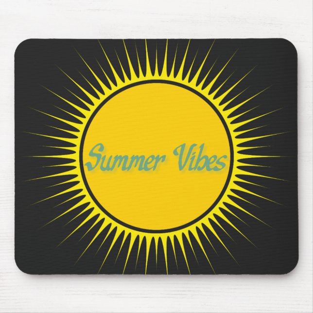 Tapis De Souris Vibes d'été Sunshine Mousepad (Devant)
