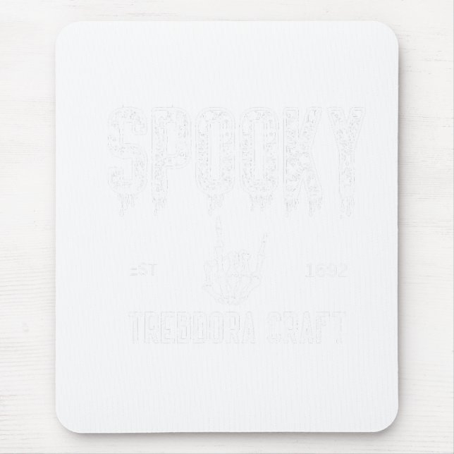 Tapis De Souris Vibes éffrayantes : Halloween Graphic Tee (Devant)
