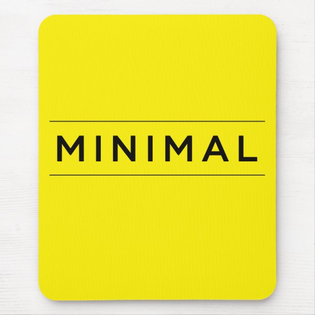 Tapis De Souris Vibes Minimales (Devant)