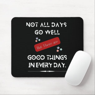 Tapis De Souris Vibes positives et citations motivationnelles Conc