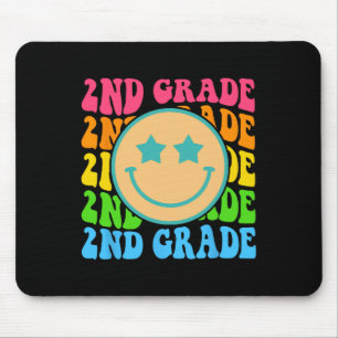 Tapis De Souris Vibes super de deuxième année Face Retro Enseignan
