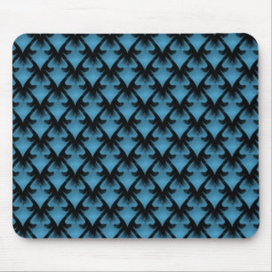 Tapis De Souris Vibrant bleu clair métropolitain Glam Mousepad