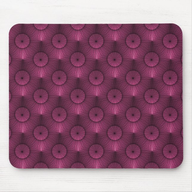 Tapis De Souris Vibrant Bourgogne Ultramoderne Chic Mousepad (Devant)
