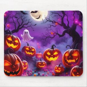 Tapis de souris vibrant – Gentils fantômes et citr