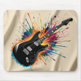 Tapis De Souris Vibrant panneau de souris de guitare électrique co