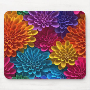 Tapis De Souris Vibrant plaisir floral