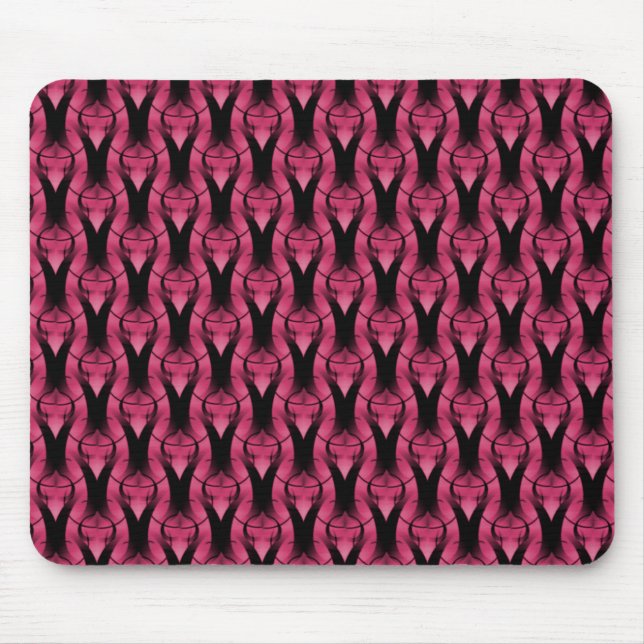 Tapis De Souris Vibrant rose moderne Mousepad classique (Devant)