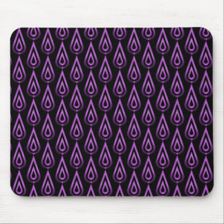 Tapis De Souris Vibrant violet Flickering Flames Mousepad