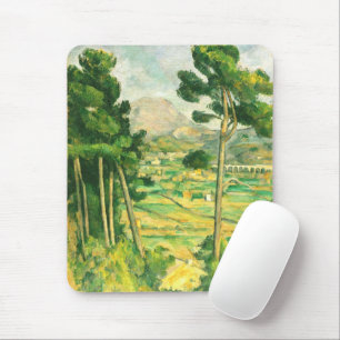 Tapis De Souris Victoire and the Viaduct Paul Cezanne   