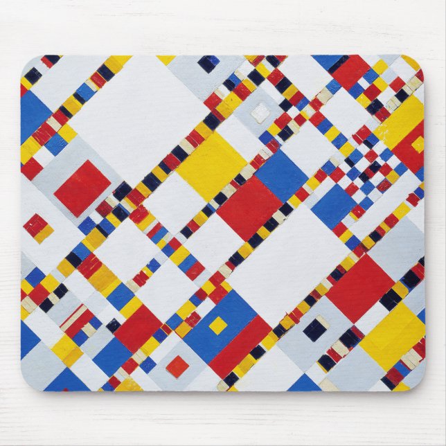 Tapis De Souris Victory Boogie Woogie, Mondrian (Devant)