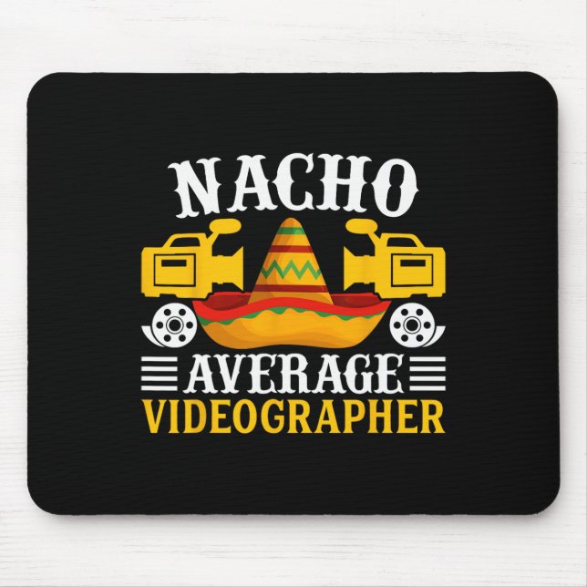 Tapis De Souris Vidéographe Nacho Moyen - Funny Cinco De Mayo V (Devant)