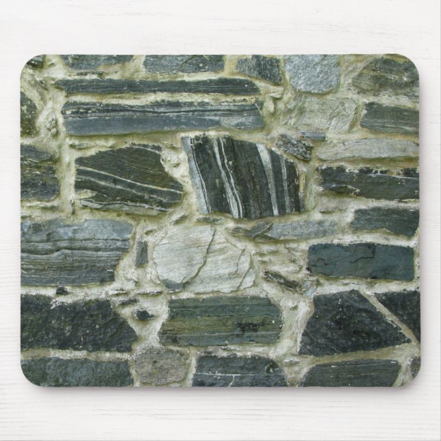 Tapis De Souris Vieille photo de mur en pierre (Devant)