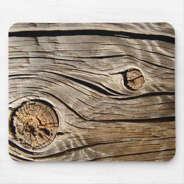 Tapis De Souris Vieille texture en bois (Devant)