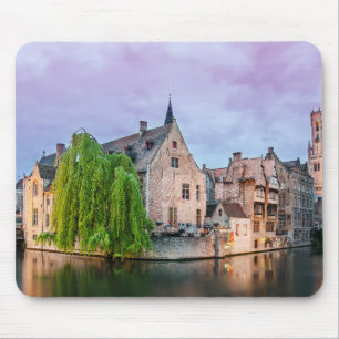 Tapis De Souris Vieille ville de Bruges et tour du Beffroi