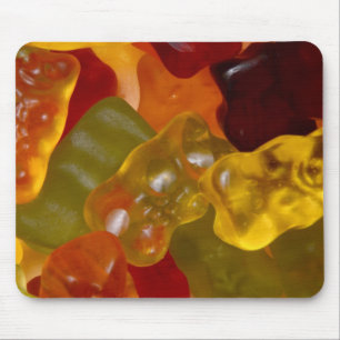 Tapis De Souris Viele bunte Gummibärchen