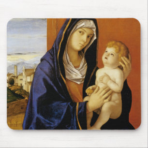 Tapis De Souris Vierge à l'enfant par Giovanni Bellini