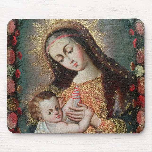 Tapis De Souris Vierge et enfant 2 (Devant)
