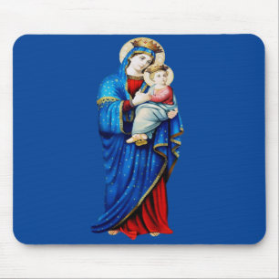Tapis De Souris Vierge Marie avec Bébé Jésus