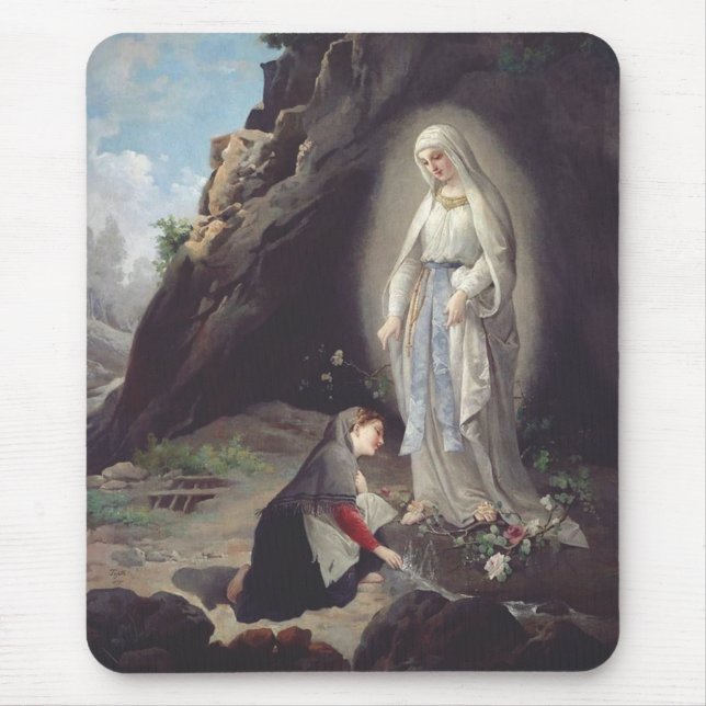 Tapis De Souris Vierge Marie de Lourdes (Devant)