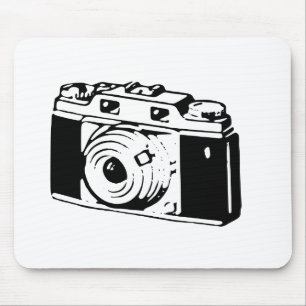 Tapis De Souris Vieux appareil photo