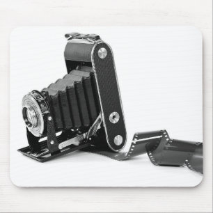 Tapis De Souris vieux appareil photo avec film