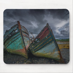 Tapis De Souris Vieux bateaux de pêche