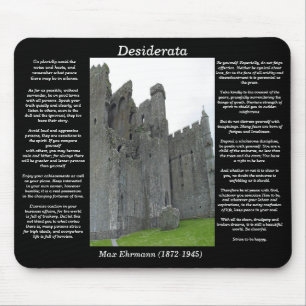 Tapis De Souris Vieux château anglais Mousepad de DESIDERATA