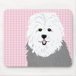 Tapis De Souris Vieux chien de berger anglais