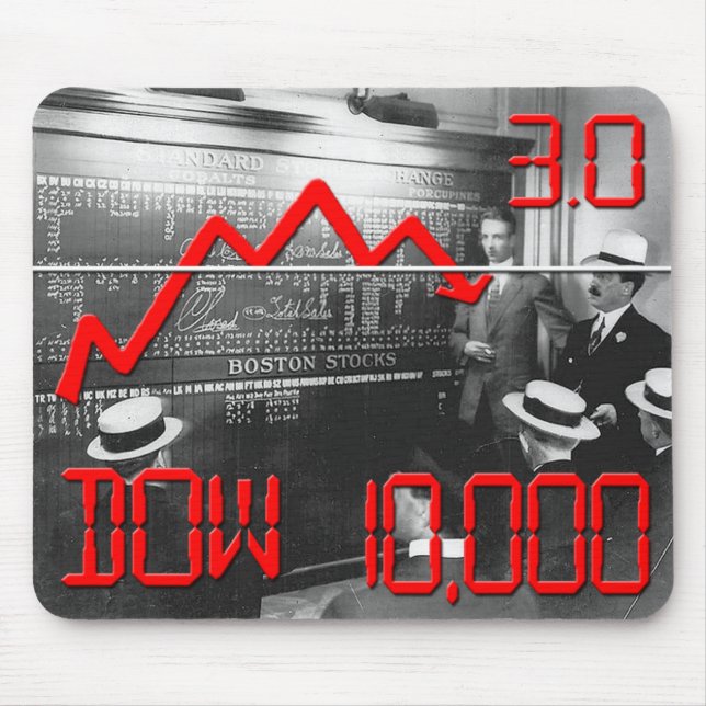 Tapis De Souris Vieux marché Dow 3,0 MousePad (Devant)