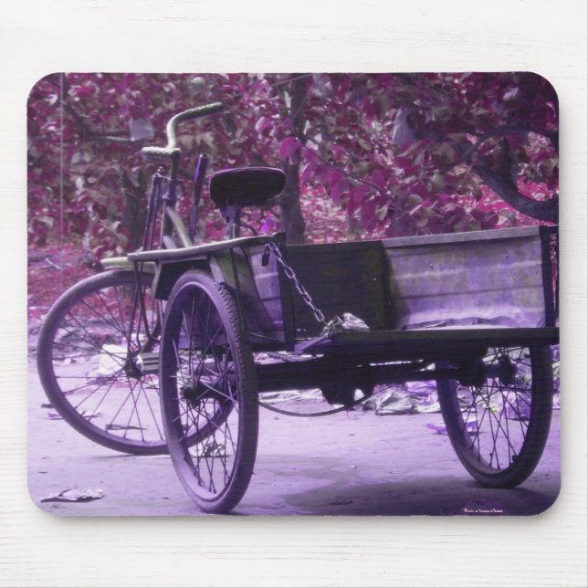 Tapis De Souris Vieux Mousepad à vélo (Devant)