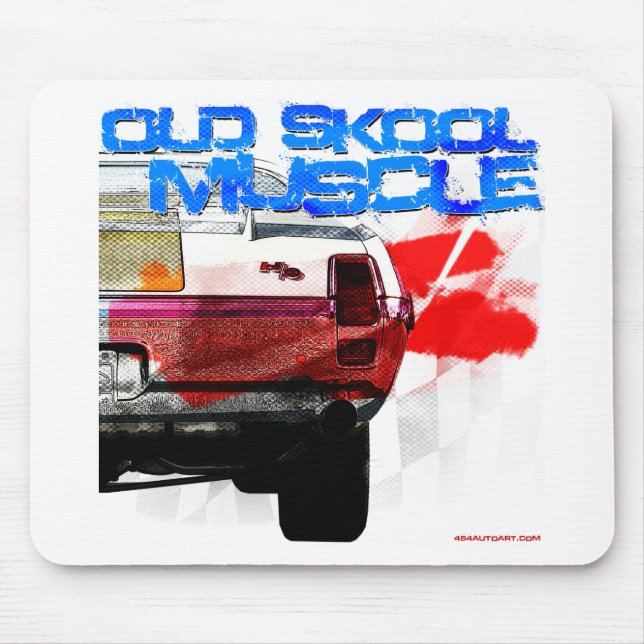 Tapis De Souris Vieux muscle de Skool (Devant)