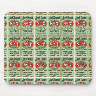 Tapis De Souris Vieux No 7 Étiquette Whiskey