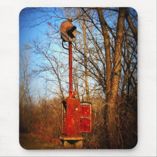 Tapis De Souris Vieux signal de chemin de fer