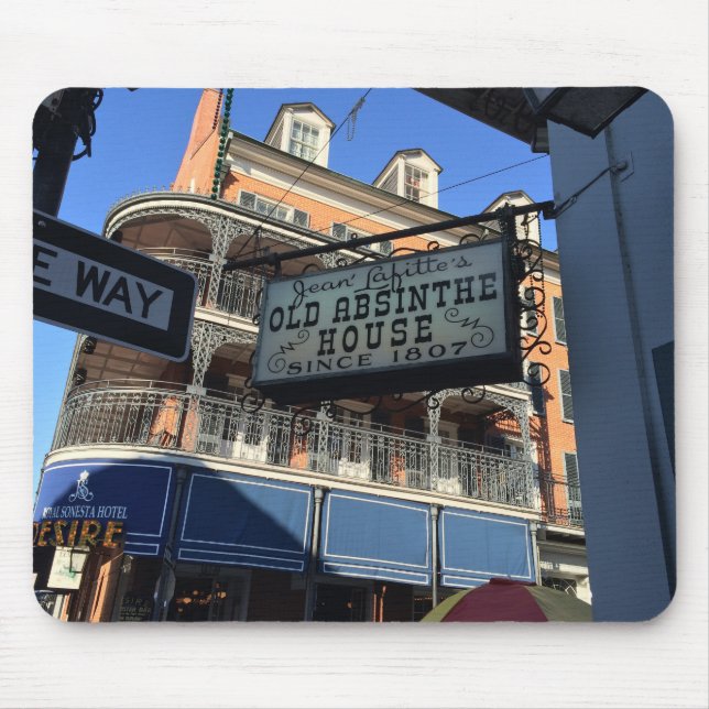 Tapis De Souris Vieux souvenir de la Nouvelle-Orléans Louisiane de (Devant)