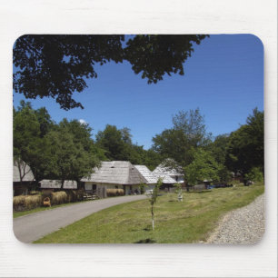 Tapis De Souris Vieux village en Roumanie