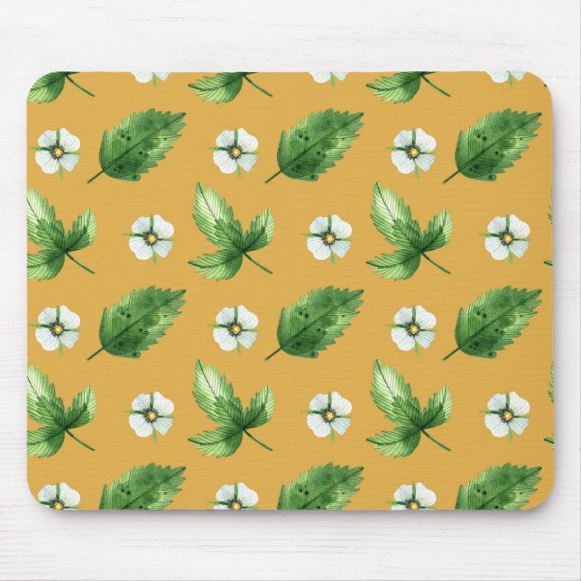 Tapis De Souris Vigne de fleurs de passion (Devant)