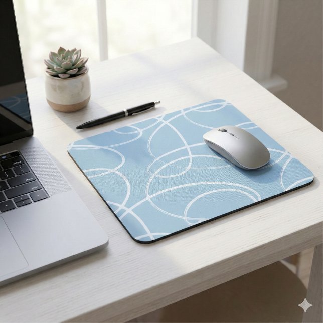 Tapis De Souris Vigne Tourbillonnante Abstraite | Moderne Texture  (Créateur téléchargé)