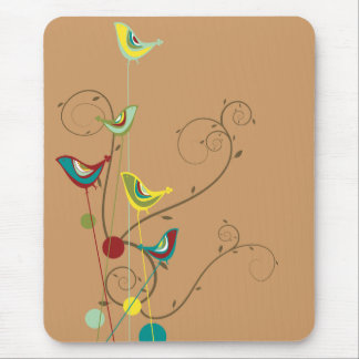 Tapis De Souris Vignes modernes de nature d'été de remous