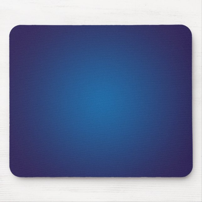 Tapis De Souris Vignette Bleue Profonde Grainée Cool (Devant)