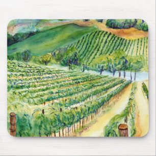 Tapis De Souris Vignoble californien Mousepad