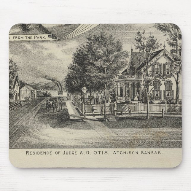 Tapis De Souris Villa Otis Price, Kansas (Devant)