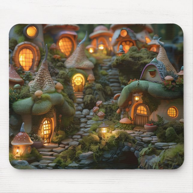 Tapis De Souris Village de gnomes (Devant)