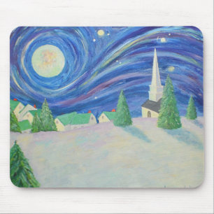 Tapis De Souris Village des neiges